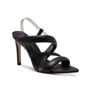 JESSICA SIMPSON Womens Black Krissta Stiletto Slip On Slingback Sandal 5 M
